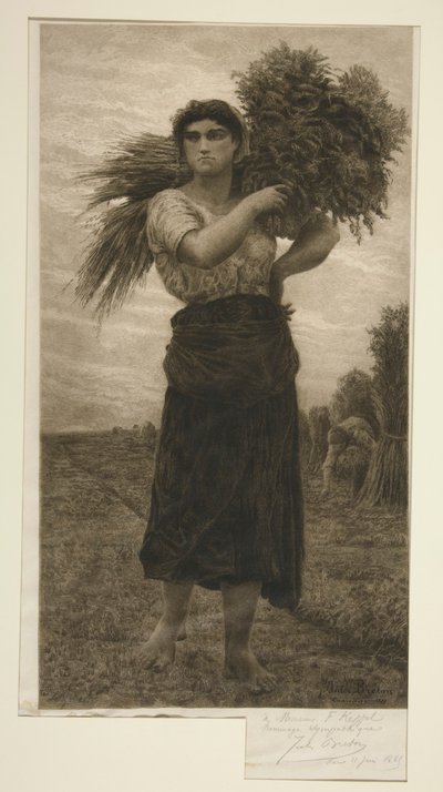 Mujer campesina de Jules Breton