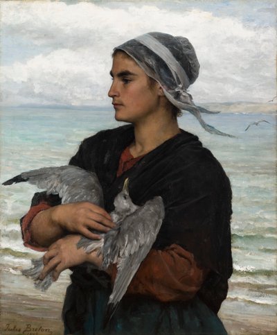 La gaviota herida de Jules Breton