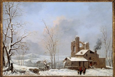 Paisaje de invierno de Jules Cesar Denis van Loo