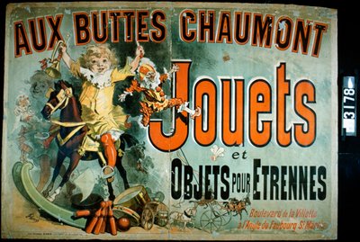 Aux Buttes Chaumont, 1885 de Jules Cheret