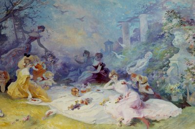 Desayuno en la hierba de Jules Cheret
