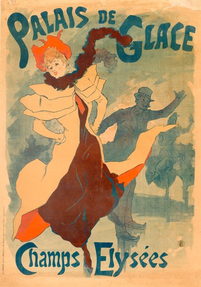 Ice Skating Rink de Jules Cheret