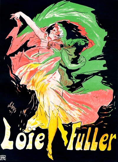 Póster de Loïe Fuller, 1897 de Jules Cheret
