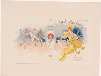 Portada de Les Affiches Illustrées de Ernest Maindron de Jules Cheret