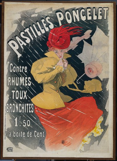Pastillas Poncelet, 1896 de Jules Cheret