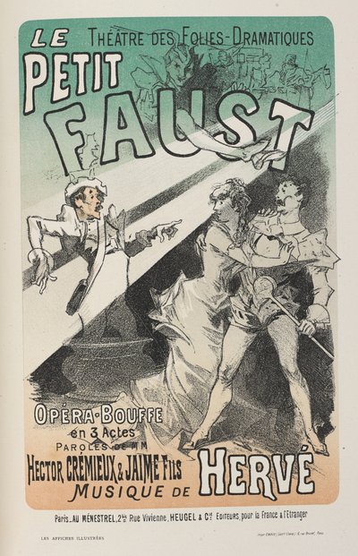 Cartel de Le Petit Faust, de 