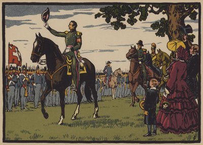 Guillaume Henri Dufour, general y ingeniero suizo de Jules Courvoisier