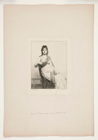 Mme Verninac, de soltera Delacroix de Jules David
