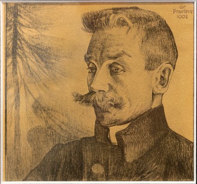 Retrato del escritor Stijn Streuvels de Jules de Praetere