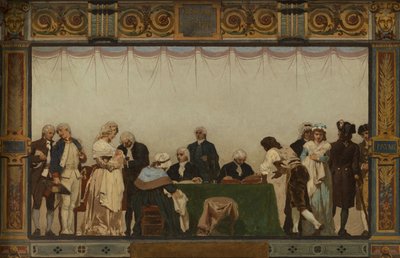 Boceto para el ayuntamiento del distrito 20: Naissance, patrie, devoir, droits de Jules Didier