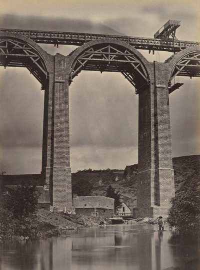 Pont-de-Buis, en el Doufine, Francia, c. 1865 de Jules Duclos