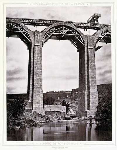 Viaducto de Pont de Buis, c.1876-1883 de Jules Duclos