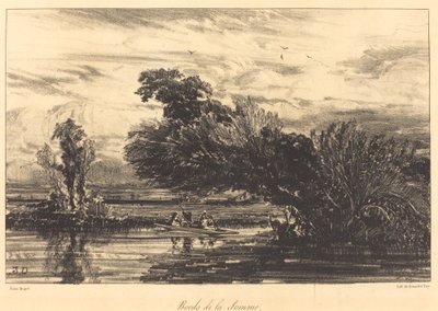 Orilla del Somme (Bords de la Somme) de Jules Dupré