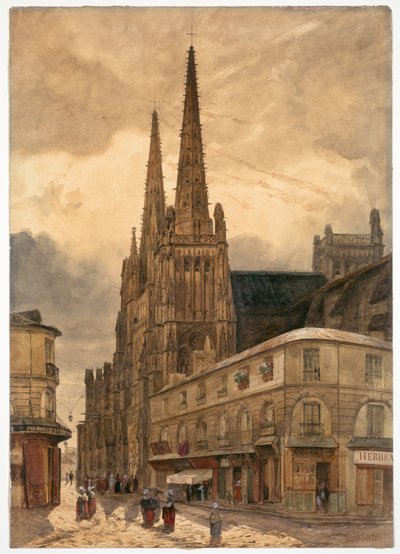 Catedral de Sainte-André en Burdeos de Jules Dupré