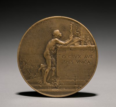 Reverso de medalla, 1800s de Jules Dupré