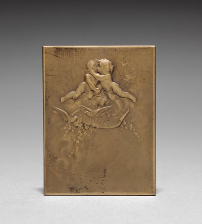 Reverso del Medallón de Jules Dupré