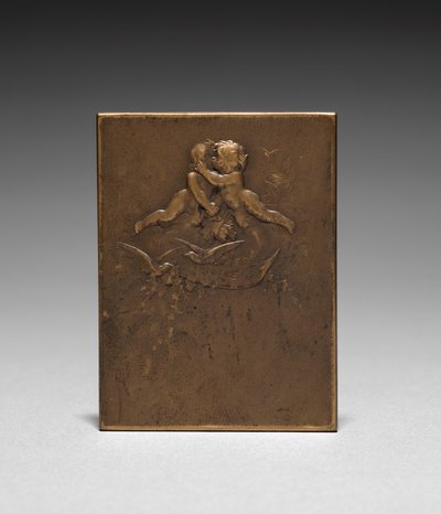 Reverso del medallón de Jules Dupré