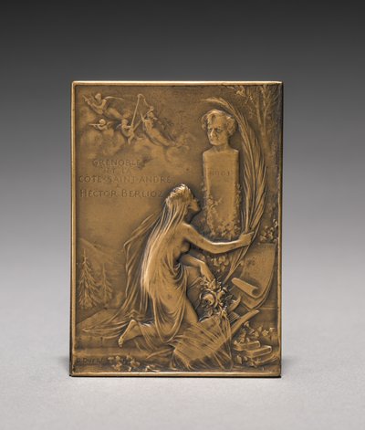 Reverso del medallón de Jules Dupré