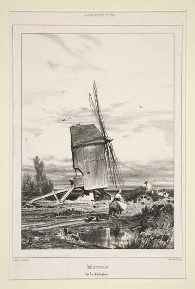 Molino de Sologne de Jules Dupré