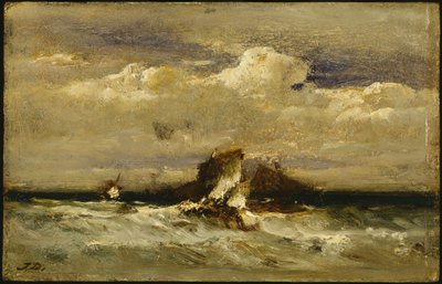 Paisaje marino, c.1868-81 de Jules Dupré