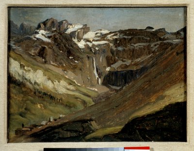 El circo de Gavarnie en los Pirineos de Jules Dupré