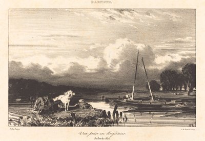 Vista en Inglaterra de Jules Dupré