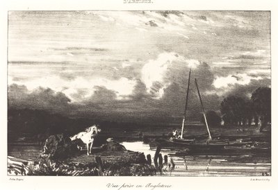 Vista en Inglaterra de Jules Dupré