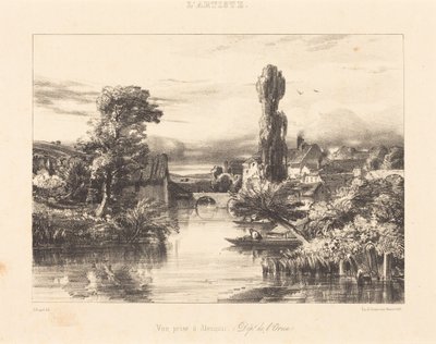 Vista de Alençon de Jules Dupré