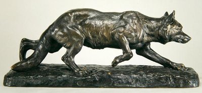 Lobo agazapado de Jules Edmond Masson