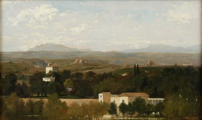 Vista cerca de Roma de Jules Emile Saintin