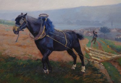 Paisaje en Romeny, El Caballo de Jules Ernest Renoux