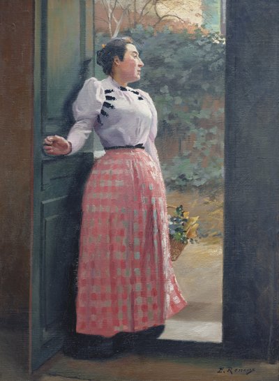 Regreso del mercado de Jules Ernest Renoux