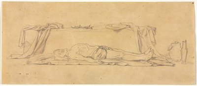 Sketch of the Dead Christ Lying by the Sepulchre de Jules Eugene Lenepveu