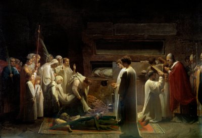 Los mártires en las catacumbas de Jules Eugene Lenepveu