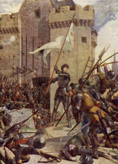 El alivio de Orleans por Juana de Arco, 1429 de Jules Eugene Lenepveu