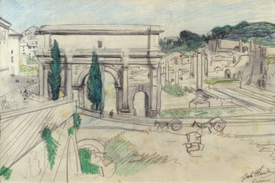 El foro romano de Jules Flandrin