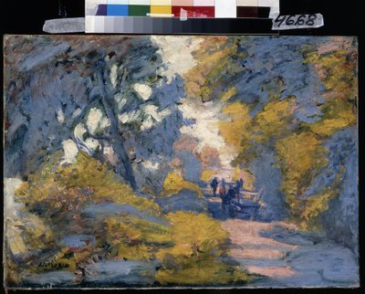 Ruta de la soledad. Pintura de Jules-Leon Flandrin (Jules Leon Flandrin de Jules Flandrin
