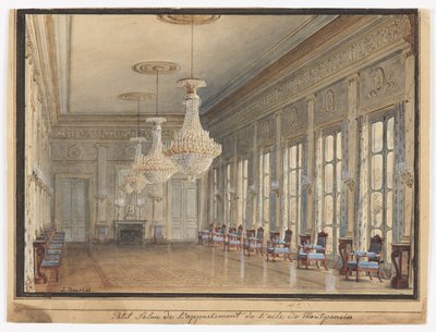 El Salón en el Ala Montpensier, Palais Royal de Jules Frédéric Bouchet