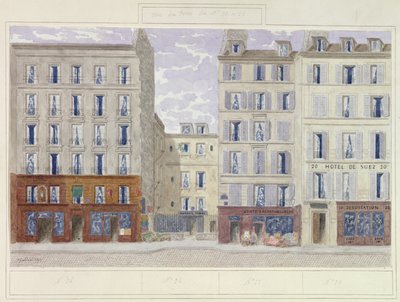 No.20 a No.26 rue du Four, París, Francia de Jules Gaildrau