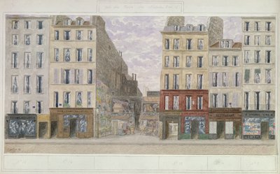 No.8 a No.16 rue du Four, París, Francia de Jules Gaildrau