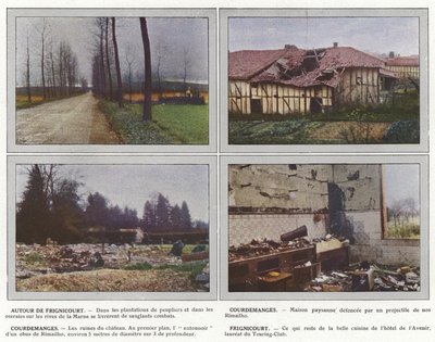 Alrededor de Frignicourt, Courdemanges, Courdemanges, Frignicourt de Jules Gervais Courtellemont