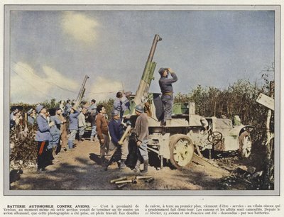 Batería Automóvil Contra Aviones de Jules Gervais Courtellemont