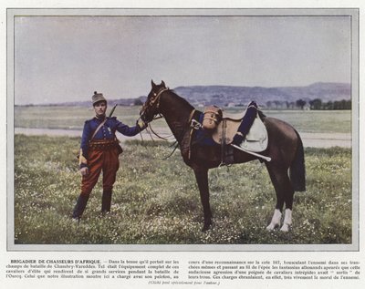 Brigadier de Cazadores de África de Jules Gervais Courtellemont