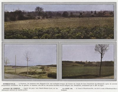 Humbeauville, alrededor de Sompuis, La Cota 196 de Jules Gervais Courtellemont