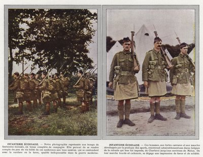 Infantería Escocesa de Jules Gervais Courtellemont