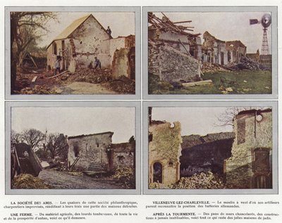 La Société des Amis, Villeneuve-lez-Charleville, Une Ferme, Après la Tourmente de Jules Gervais Courtellemont