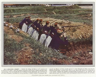 Le 2e Zouaves a Barcy de Jules Gervais Courtellemont