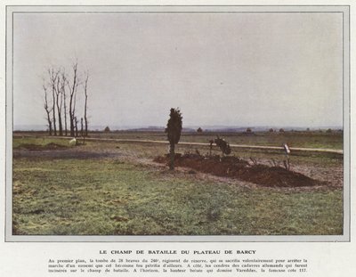 El campo de batalla del Plateau de Barcy de Jules Gervais Courtellemont