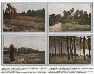 Lenharree, Lenharree, Trincheras francesas, vivac bajo los abetos de Jules Gervais Courtellemont