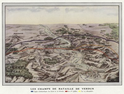 Los Campos de Batalla de Verdún de Jules Gervais Courtellemont